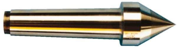 Riten - 1-3/4" Head Diam, Carbide-Tipped Steel Standard Point Solid Dead Center - Jarno 14 Taper, 1-3/4" Point Diam - Eagle Tool & Supply