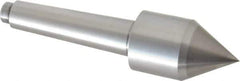 Riten - 1-1/4" Head Diam, Carbide-Tipped Steel Standard Point Solid Dead Center - 2MT Morse Taper, 1-1/4" Point Diam - Eagle Tool & Supply