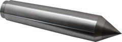 Riten - 1-3/4" Head Diam, Carbide-Tipped Steel Standard Point Solid Dead Center - 5MT Morse Taper, 1-3/4" Point Diam - Eagle Tool & Supply