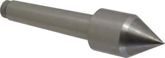 Riten - 1-1/4" Head Diam, Carbide-Tipped Steel Standard Point Solid Dead Center - B&S 7 Brown & Sharpe Taper, 1-1/4" Point Diam - Eagle Tool & Supply