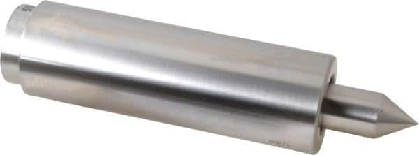 Concentric - Straight Shank, Live Center - 1,500 Max RPM, 0.686" Point Diam, 1.38" Point Len, 2,500 Lb Max Workpiece, Standard Point - Eagle Tool & Supply