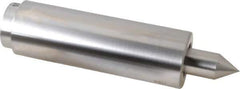 Concentric - Straight Shank, Live Center - 1,500 Max RPM, 0.686" Point Diam, 1.38" Point Len, 2,500 Lb Max Workpiece, Standard Point - Eagle Tool & Supply