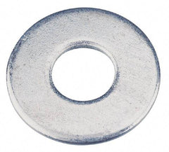 Value Collection - 5/16" Screw, Steel USS Flat Washer - 0.37" ID x 0.905" OD, 0.104" Thick, Zinc-Plated Finish - Eagle Tool & Supply