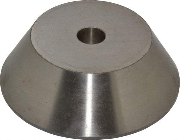 Concentric - 2.17 to 3-1/4" Point Diam, Hardened Tool Steel Lathe Bell Head Point - Compatible with Live Centers - Eagle Tool & Supply