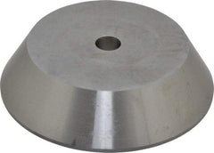 Concentric - 3.14 to 4.22" Point Diam, Hardened Tool Steel Lathe Bell Head Point - Compatible with Live Centers - Eagle Tool & Supply