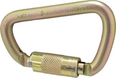 Gemtor - 10,000 Lb. Capacity Locking Carabiner - 1 Inch, Autolocking Gate, Steel - Eagle Tool & Supply