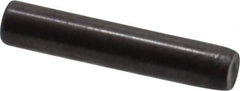 Holo-Krome - 3mm Diam x 16mm Pin Length Grade 8 Alloy Steel Standard Dowel Pin - Black Luster Finish, C 60 (Surface) & C 50-58 Hardness, 1 Beveled & 1 Rounded End - Eagle Tool & Supply