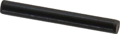 Holo-Krome - 3mm Diam x 25mm Pin Length Grade 8 Alloy Steel Standard Dowel Pin - Black Luster Finish, C 60 (Surface) & C 50-58 Hardness, 1 Beveled & 1 Rounded End - Eagle Tool & Supply