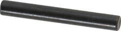Holo-Krome - 4mm Diam x 30mm Pin Length Grade 8 Alloy Steel Standard Dowel Pin - Black Luster Finish, C 60 (Surface) & C 50-58 Hardness, 1 Beveled & 1 Rounded End - Eagle Tool & Supply