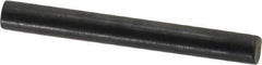 Holo-Krome - 4mm Diam x 35mm Pin Length Grade 8 Alloy Steel Standard Dowel Pin - Black Luster Finish, C 60 (Surface) & C 50-58 Hardness, 1 Beveled & 1 Rounded End - Eagle Tool & Supply