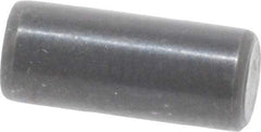 Holo-Krome - 5mm Diam x 12mm Pin Length Grade 8 Alloy Steel Standard Dowel Pin - Black Luster Finish, C 60 (Surface) & C 50-58 Hardness, 1 Beveled & 1 Rounded End - Eagle Tool & Supply