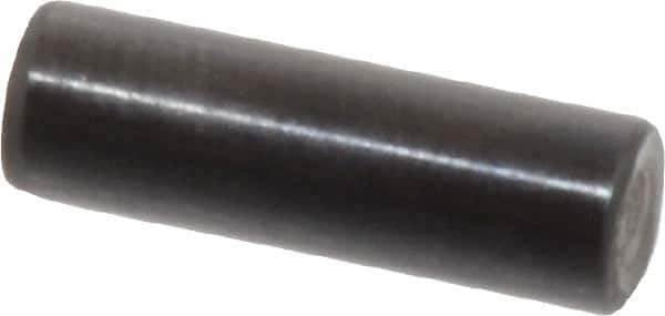 Holo-Krome - 5mm Diam x 16mm Pin Length Grade 8 Alloy Steel Standard Dowel Pin - Black Luster Finish, C 60 (Surface) & C 50-58 Hardness, 1 Beveled & 1 Rounded End - Eagle Tool & Supply