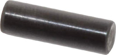 Holo-Krome - 5mm Diam x 16mm Pin Length Grade 8 Alloy Steel Standard Dowel Pin - Black Luster Finish, C 60 (Surface) & C 50-58 Hardness, 1 Beveled & 1 Rounded End - Eagle Tool & Supply