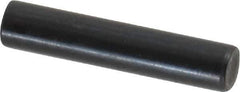 Holo-Krome - 5mm Diam x 25mm Pin Length Grade 8 Alloy Steel Standard Dowel Pin - Black Luster Finish, C 60 (Surface) & C 50-58 Hardness, 1 Beveled & 1 Rounded End - Eagle Tool & Supply
