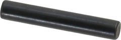 Holo-Krome - 5mm Diam x 30mm Pin Length Grade 8 Alloy Steel Standard Dowel Pin - Black Luster Finish, C 60 (Surface) & C 50-58 Hardness, 1 Beveled & 1 Rounded End - Eagle Tool & Supply