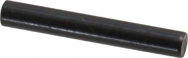 Holo-Krome - 5mm Diam x 35mm Pin Length Grade 8 Alloy Steel Standard Dowel Pin - Black Luster Finish, C 60 (Surface) & C 50-58 Hardness, 1 Beveled & 1 Rounded End - Eagle Tool & Supply