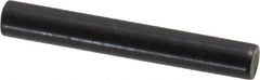 Holo-Krome - 5mm Diam x 35mm Pin Length Grade 8 Alloy Steel Standard Dowel Pin - Black Luster Finish, C 60 (Surface) & C 50-58 Hardness, 1 Beveled & 1 Rounded End - Eagle Tool & Supply