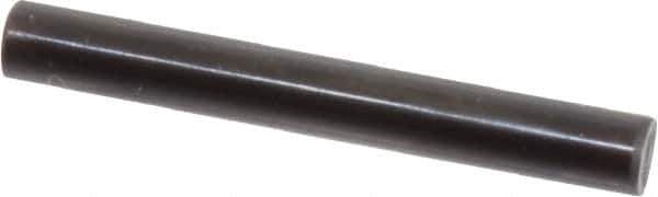 Holo-Krome - 5mm Diam x 40mm Pin Length Grade 8 Alloy Steel Standard Dowel Pin - Black Luster Finish, C 60 (Surface) & C 50-58 Hardness, 1 Beveled & 1 Rounded End - Eagle Tool & Supply