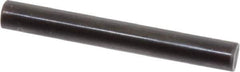 Holo-Krome - 5mm Diam x 40mm Pin Length Grade 8 Alloy Steel Standard Dowel Pin - Black Luster Finish, C 60 (Surface) & C 50-58 Hardness, 1 Beveled & 1 Rounded End - Eagle Tool & Supply