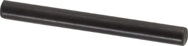 Holo-Krome - 5mm Diam x 50mm Pin Length Grade 8 Alloy Steel Standard Dowel Pin - Black Luster Finish, C 60 (Surface) & C 50-58 Hardness, 1 Beveled & 1 Rounded End - Eagle Tool & Supply