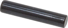 Holo-Krome - 6mm Diam x 30mm Pin Length Grade 8 Alloy Steel Standard Dowel Pin - Black Luster Finish, C 60 (Surface) & C 50-58 Hardness, 1 Beveled & 1 Rounded End - Eagle Tool & Supply