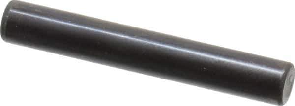 Holo-Krome - 6mm Diam x 40mm Pin Length Grade 8 Alloy Steel Standard Dowel Pin - Black Luster Finish, C 60 (Surface) & C 50-58 Hardness, 1 Beveled & 1 Rounded End - Eagle Tool & Supply