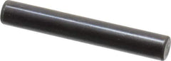 Holo-Krome - 6mm Diam x 40mm Pin Length Grade 8 Alloy Steel Standard Dowel Pin - Black Luster Finish, C 60 (Surface) & C 50-58 Hardness, 1 Beveled & 1 Rounded End - Eagle Tool & Supply