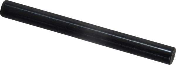 Holo-Krome - 6mm Diam x 60mm Pin Length Grade 8 Alloy Steel Standard Dowel Pin - Black Luster Finish, C 60 (Surface) & C 50-58 Hardness, 1 Beveled & 1 Rounded End - Eagle Tool & Supply