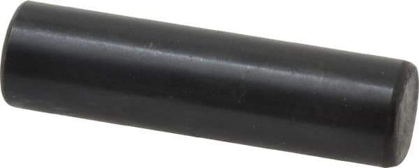 Holo-Krome - 8mm Diam x 30mm Pin Length Grade 8 Alloy Steel Standard Dowel Pin - Black Luster Finish, C 60 (Surface) & C 50-58 Hardness, 1 Beveled & 1 Rounded End - Eagle Tool & Supply