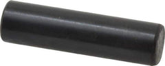 Holo-Krome - 8mm Diam x 30mm Pin Length Grade 8 Alloy Steel Standard Dowel Pin - Black Luster Finish, C 60 (Surface) & C 50-58 Hardness, 1 Beveled & 1 Rounded End - Eagle Tool & Supply