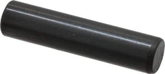 Holo-Krome - 8mm Diam x 35mm Pin Length Grade 8 Alloy Steel Standard Dowel Pin - Black Luster Finish, C 60 (Surface) & C 50-58 Hardness, 1 Beveled & 1 Rounded End - Eagle Tool & Supply