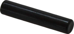 Holo-Krome - 8mm Diam x 40mm Pin Length Grade 8 Alloy Steel Standard Dowel Pin - Black Luster Finish, C 60 (Surface) & C 50-58 Hardness, 1 Beveled & 1 Rounded End - Eagle Tool & Supply