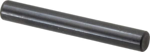 Holo-Krome - 8mm Diam x 60mm Pin Length Grade 8 Alloy Steel Standard Dowel Pin - Black Luster Finish, C 60 (Surface) & C 50-58 Hardness, 1 Beveled & 1 Rounded End - Eagle Tool & Supply