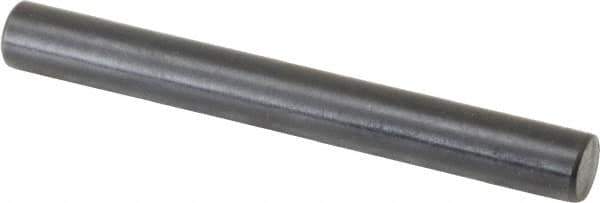 Holo-Krome - 8mm Diam x 70mm Pin Length Grade 8 Alloy Steel Standard Dowel Pin - Black Luster Finish, C 60 (Surface) & C 50-58 Hardness, 1 Beveled & 1 Rounded End - Eagle Tool & Supply