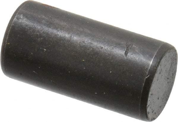 Holo-Krome - 10mm Diam x 20mm Pin Length Grade 8 Alloy Steel Standard Dowel Pin - Black Luster Finish, C 60 (Surface) & C 50-58 Hardness, 1 Beveled & 1 Rounded End - Eagle Tool & Supply