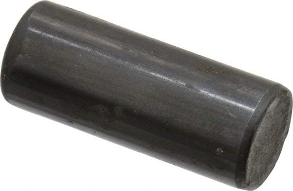Holo-Krome - 10mm Diam x 25mm Pin Length Grade 8 Alloy Steel Standard Dowel Pin - Black Luster Finish, C 60 (Surface) & C 50-58 Hardness, 1 Beveled & 1 Rounded End - Eagle Tool & Supply