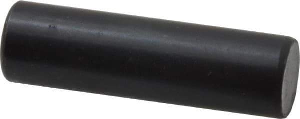 Holo-Krome - 10mm Diam x 35mm Pin Length Grade 8 Alloy Steel Standard Dowel Pin - Black Luster Finish, C 60 (Surface) & C 50-58 Hardness, 1 Beveled & 1 Rounded End - Eagle Tool & Supply