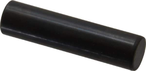 Holo-Krome - 10mm Diam x 40mm Pin Length Grade 8 Alloy Steel Standard Dowel Pin - Black Luster Finish, C 60 (Surface) & C 50-58 Hardness, 1 Beveled & 1 Rounded End - Eagle Tool & Supply