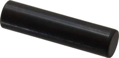 Holo-Krome - 10mm Diam x 40mm Pin Length Grade 8 Alloy Steel Standard Dowel Pin - Black Luster Finish, C 60 (Surface) & C 50-58 Hardness, 1 Beveled & 1 Rounded End - Eagle Tool & Supply