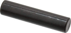 Holo-Krome - 10mm Diam x 45mm Pin Length Grade 8 Alloy Steel Standard Dowel Pin - Black Luster Finish, C 60 (Surface) & C 50-58 Hardness, 1 Beveled & 1 Rounded End - Eagle Tool & Supply
