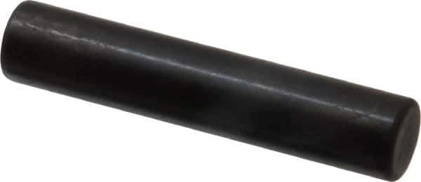 Holo-Krome - 10mm Diam x 50mm Pin Length Grade 8 Alloy Steel Standard Dowel Pin - Black Luster Finish, C 60 (Surface) & C 50-58 Hardness, 1 Beveled & 1 Rounded End - Eagle Tool & Supply