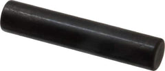 Holo-Krome - 10mm Diam x 50mm Pin Length Grade 8 Alloy Steel Standard Dowel Pin - Black Luster Finish, C 60 (Surface) & C 50-58 Hardness, 1 Beveled & 1 Rounded End - Eagle Tool & Supply