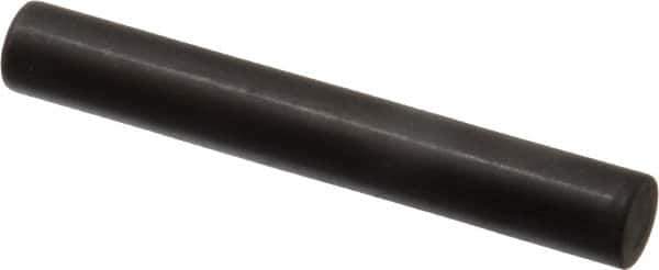 Holo-Krome - 10mm Diam x 70mm Pin Length Grade 8 Alloy Steel Standard Dowel Pin - Black Luster Finish, C 60 (Surface) & C 50-58 Hardness, 1 Beveled & 1 Rounded End - Eagle Tool & Supply