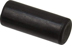 Holo-Krome - 12mm Diam x 30mm Pin Length Grade 8 Alloy Steel Standard Dowel Pin - Black Luster Finish, C 60 (Surface) & C 50-58 Hardness, 1 Beveled & 1 Rounded End - Eagle Tool & Supply
