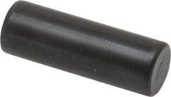 Holo-Krome - 12mm Diam x 35mm Pin Length Grade 8 Alloy Steel Standard Dowel Pin - Black Luster Finish, C 60 (Surface) & C 50-58 Hardness, 1 Beveled & 1 Rounded End - Eagle Tool & Supply