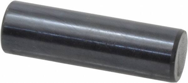 Holo-Krome - 12mm Diam x 40mm Pin Length Grade 8 Alloy Steel Standard Dowel Pin - Black Luster Finish, C 60 (Surface) & C 50-58 Hardness, 1 Beveled & 1 Rounded End - Eagle Tool & Supply