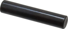 Holo-Krome - 12mm Diam x 60mm Pin Length Grade 8 Alloy Steel Standard Dowel Pin - Black Luster Finish, C 60 (Surface) & C 50-58 Hardness, 1 Beveled & 1 Rounded End - Eagle Tool & Supply