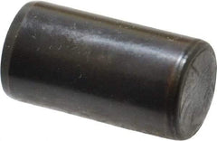 Holo-Krome - 16mm Diam x 30mm Pin Length Grade 8 Alloy Steel Standard Dowel Pin - Black Luster Finish, C 60 (Surface) & C 50-58 Hardness, 1 Beveled & 1 Rounded End - Eagle Tool & Supply