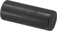 Holo-Krome - 20mm Diam x 50mm Pin Length Grade 8 Alloy Steel Standard Dowel Pin - Black Luster Finish, C 60 (Surface) & C 50-58 Hardness, 1 Beveled & 1 Rounded End - Eagle Tool & Supply