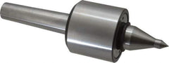 Riten - MT4 Taper Shank, 3-1/16" Head Diam 4,500 Lb Capacity Live Center - 5,000 Max RPM, 2-25/32" Head Length, 1/2" Point Diam, 2-5/8" Point Len, 1,100 Lb Max Workpc, 3/4" Long Tip, 3/4" Tip Diam, Long Point - Eagle Tool & Supply